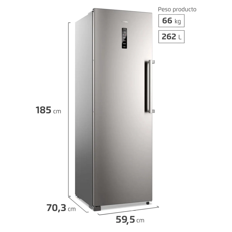 FREEZER CONGELADOR TWIN FENSA INOX FTI4S 262 LITROS - 4