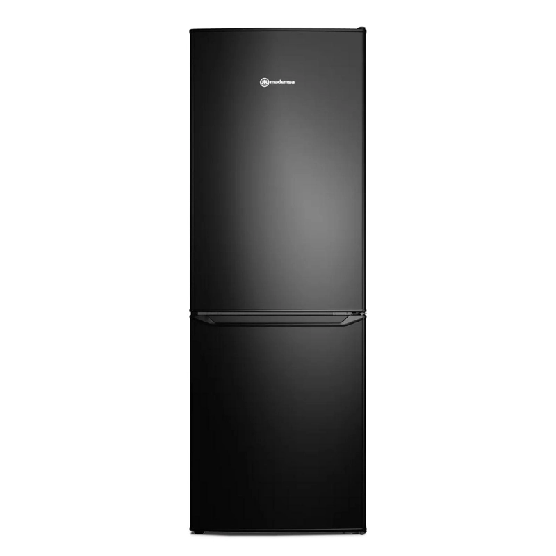 REFRIGERADOR MADEMSA 173L FRIO DIRECTO BOTTOM FREEZER MED165B NEGRO - 1