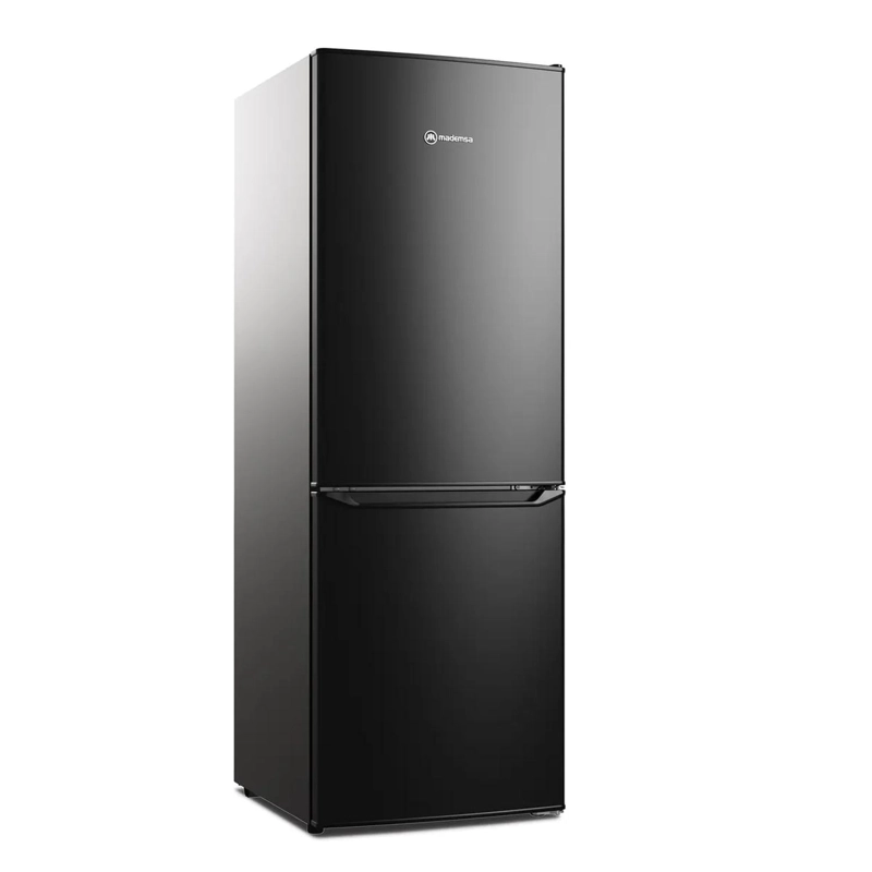 REFRIGERADOR MADEMSA 173L FRIO DIRECTO BOTTOM FREEZER MED165B NEGRO - 2