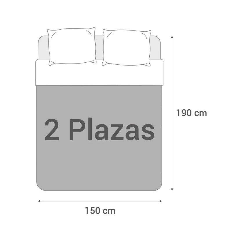 CALIENTACAMAS CON CONTROL LED ELE CTRICA POLIE STER 2 PLAZAS 140 W BLANCO - 9