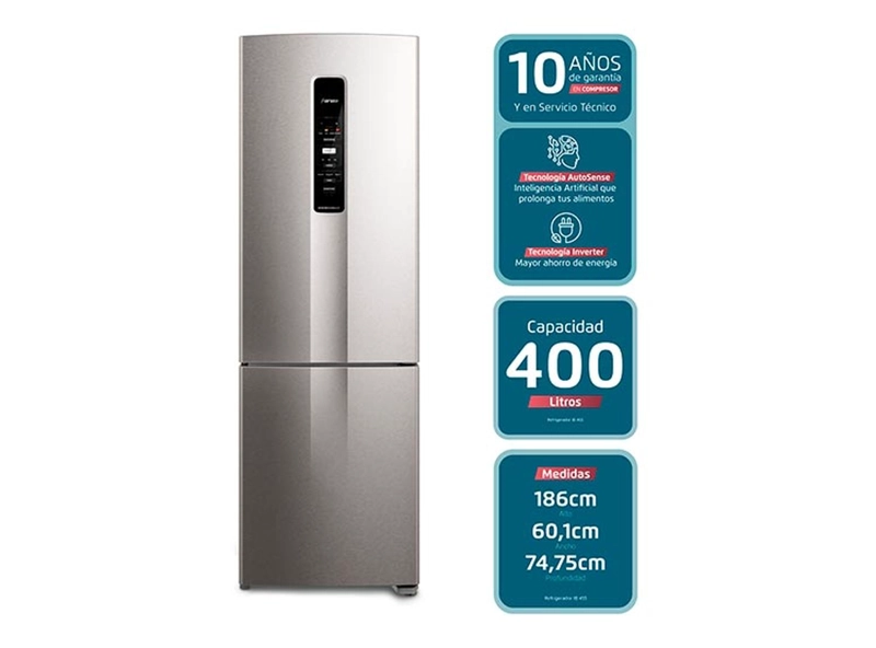 REFRIGERADOR NO FROST FENSA IB45S 400 LITROS - 5