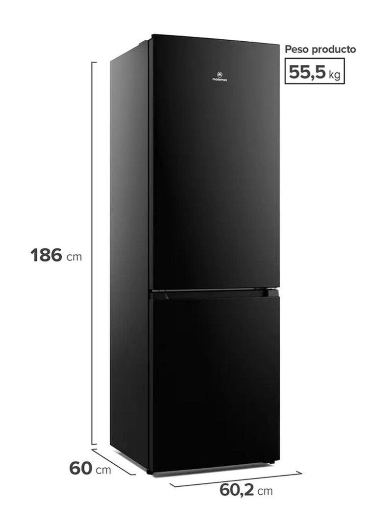 REFRIGERADOR MADEMSA BOTTOM FREEZER NO FROST 293 LITROS MI60B - 2