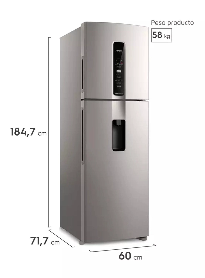 REFRIGERADOR NO FROST FENSA IW45S 409 LTS - 4