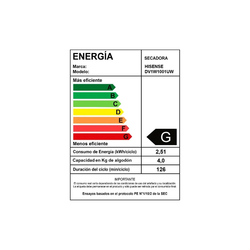 SECADORA 10 KG DV1W1001UW HISENSE - 11