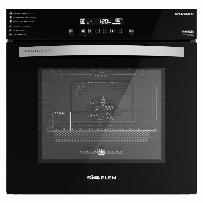 HORNO ELE CTRICO EMPOTRABLE AIR FRYER SINDELEN HE-7600NG - 1