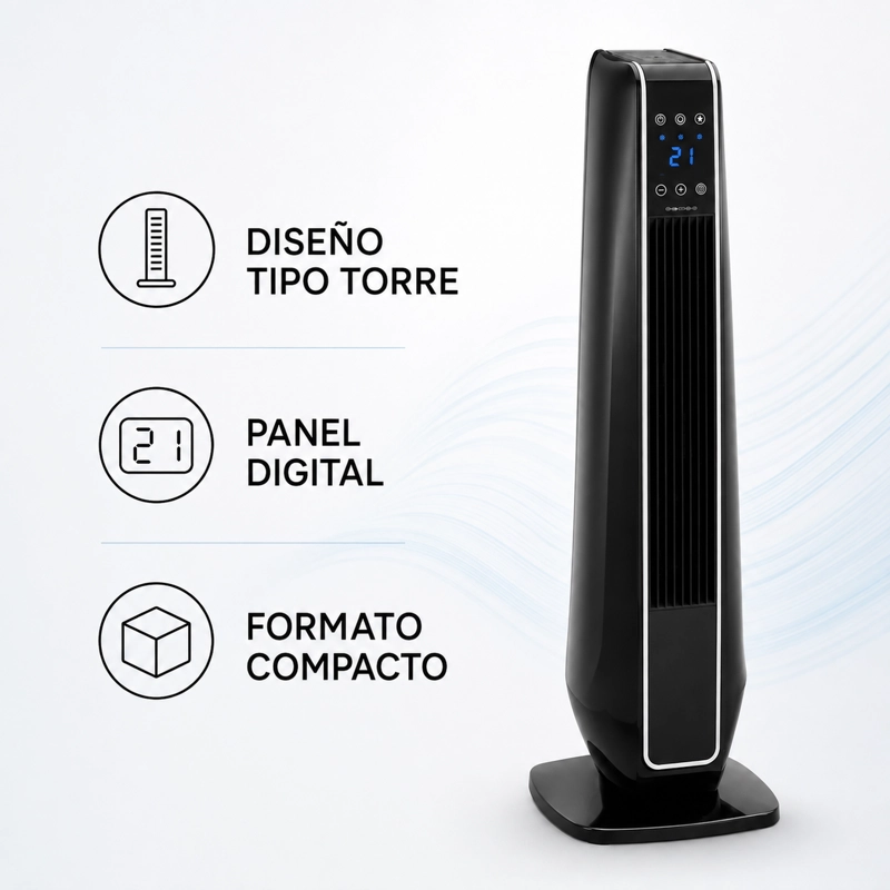 ESTUFA ELE CTRICA TIPO TORRE LOVEN - 3