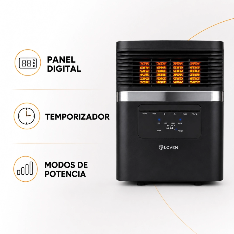 ESTUFA INFRARROJA LOVEN 91K 1500W - 4