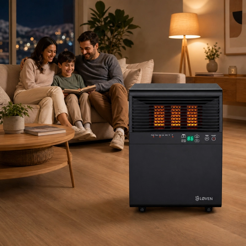 ESTUFA ELECTRICA LOVEN LOV-91L 1500W WIFI INFRARROJA - 5