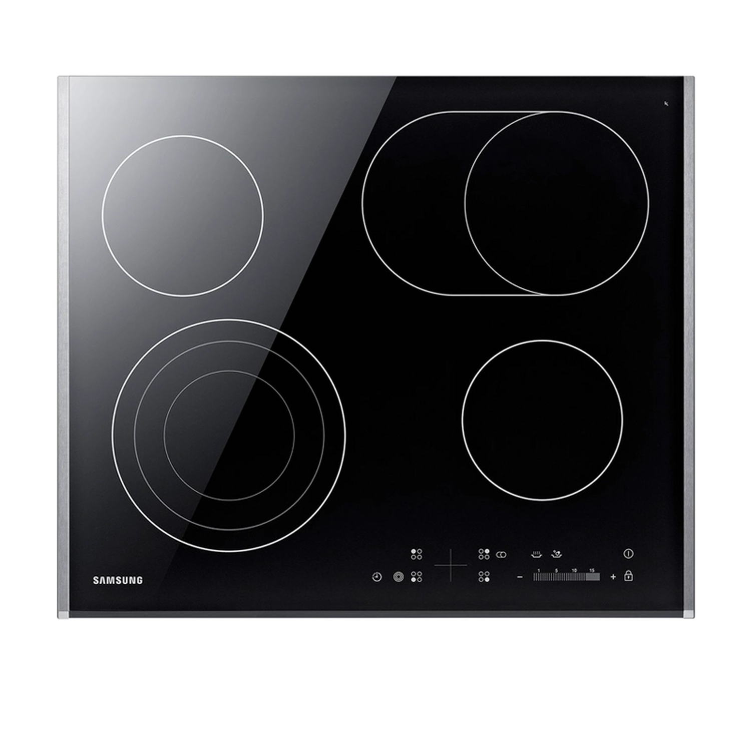 ENCIMERA VITROCERAMICA ELECTRICA SAMSUNG CTR264KC01 NEGRO 4 PLATOS - 1