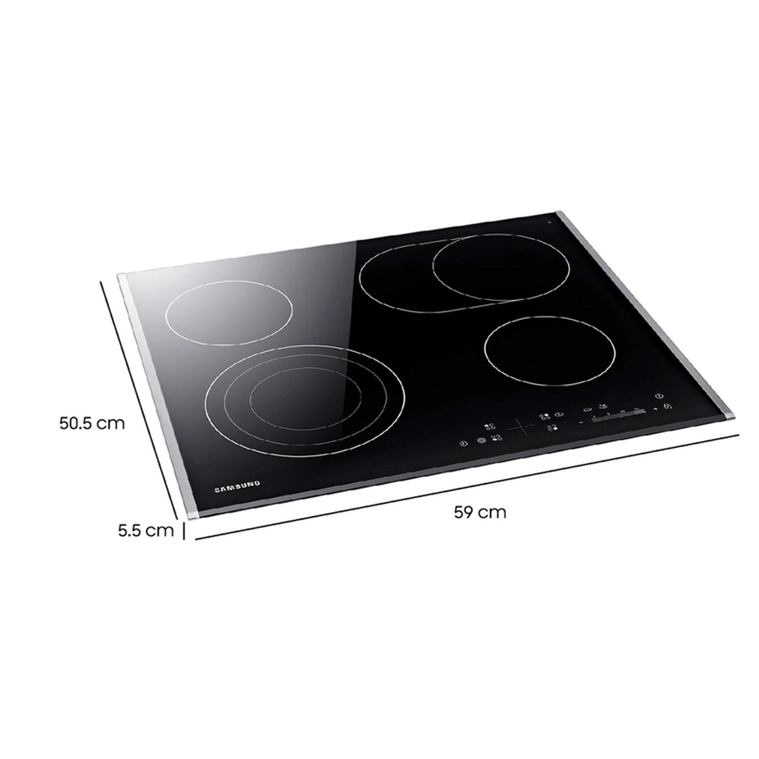 ENCIMERA VITROCERAMICA ELECTRICA SAMSUNG CTR264KC01 NEGRO 4 PLATOS - 4