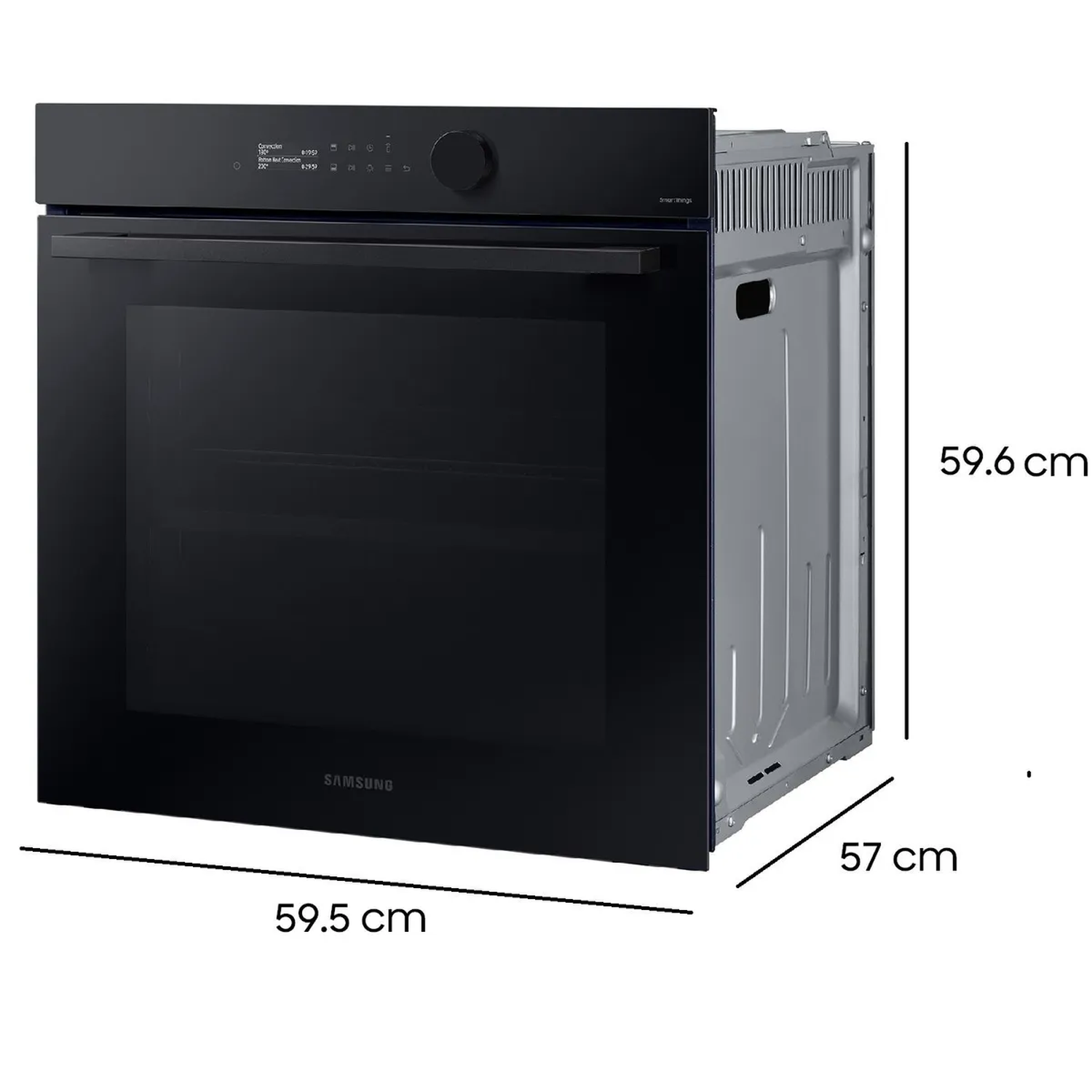HORNO ELE CTRICO EMPOTRABLE SAMSUNG 76 LT SERIES 5 NV7B5645TAK/ZS DUAL COOK AIRFRYER WIFI - 4