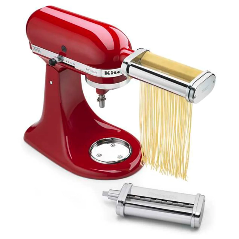 CORTADOR DE PASTA KITCHENAID PACK X2 KSMPCA PLATEADO ORIGINAL - 2