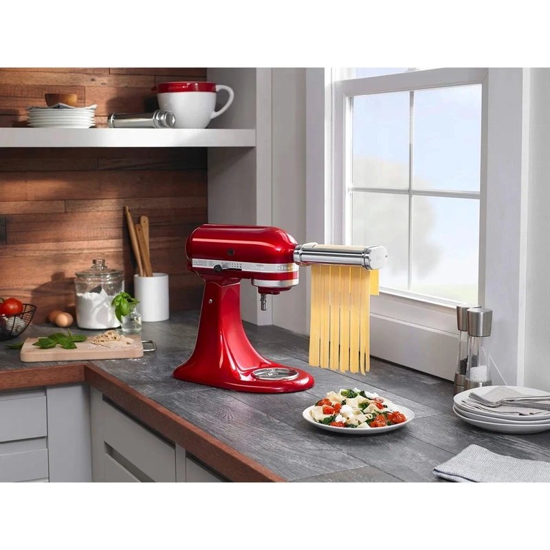 CORTADOR DE PASTA KITCHENAID PACK X2 KSMPCA PLATEADO ORIGINAL - 3