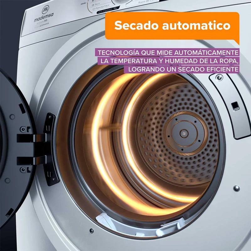 SECADORA MADEMSA SECADO AUTOMATICO 9DBZG PRO 9KG - 6
