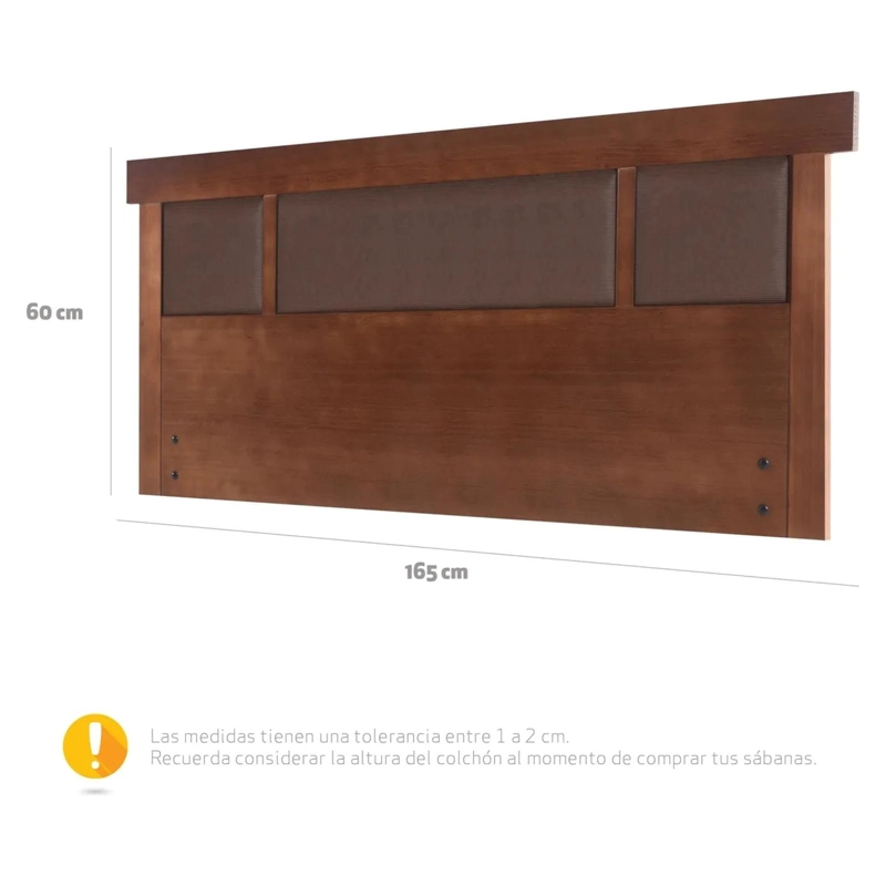 RESPALDO NEW DUBLIN CARAMEL 2 PLAZAS CIC - 6