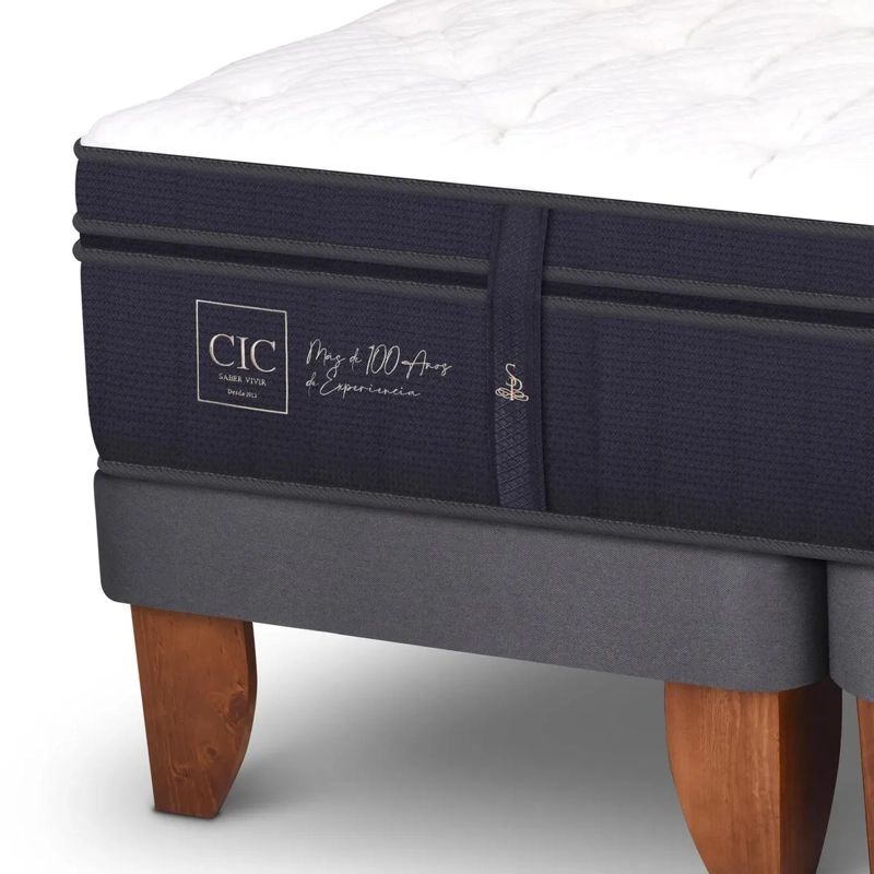 CAMA EUROPEA CIC KING SUPER PREMIUM GRIS - 3