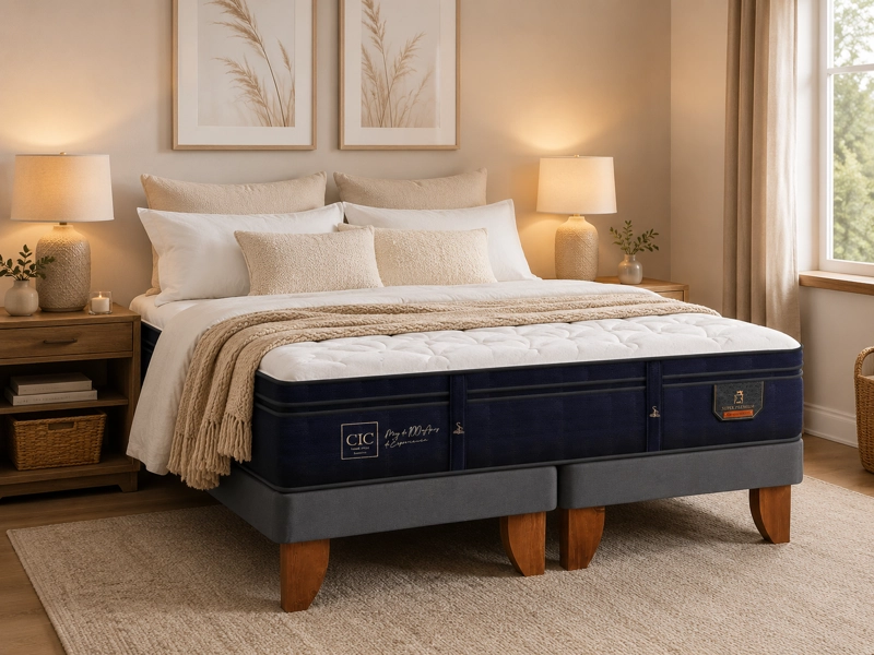 CAMA EUROPEA CIC KING SUPER PREMIUM GRIS - 5