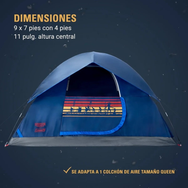 CARPA COLEMAN 4 PERSONAS STRANGER THINGS - 6