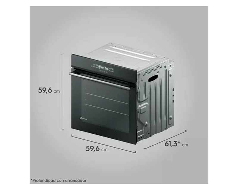 HORNO EMPOTRABLE ELECTROLUX ELE CTRICO 80L OE8EF - 5