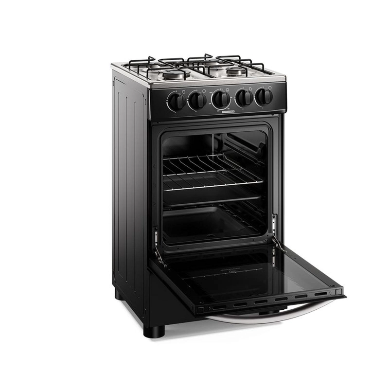 COCINA A GAS MADEMSA 4 PLATOS LIMPIA FACIL FM4IP - NEGRO - 2