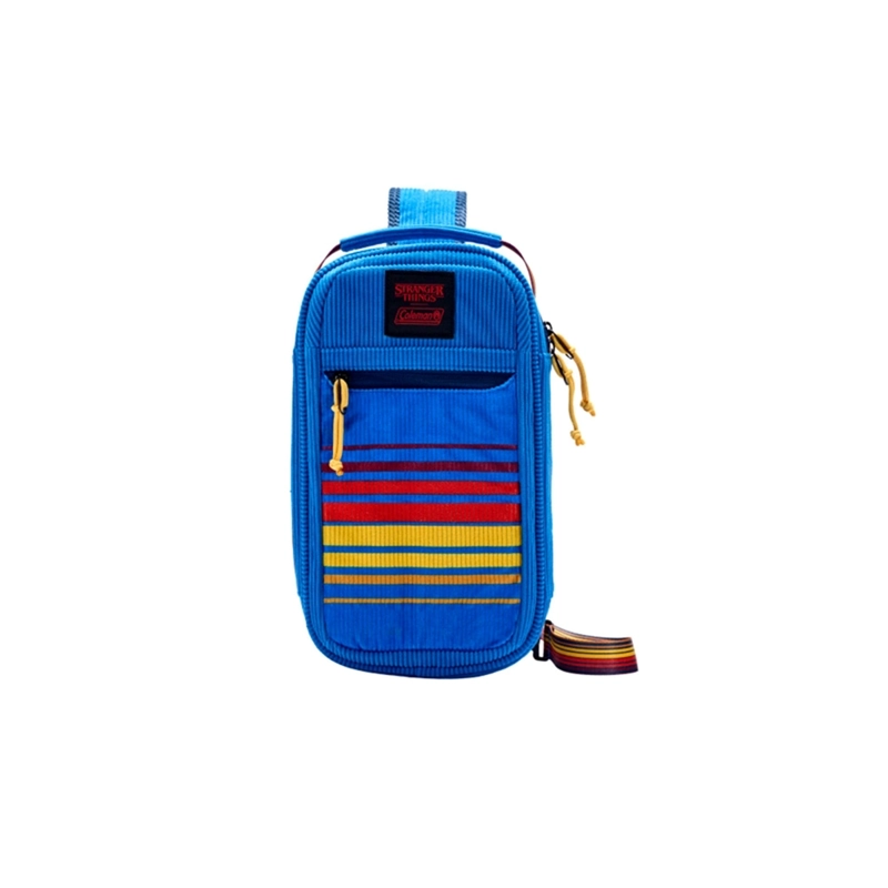 SOFT COOLER COLEMAN STRANGER THINGS 6 LATAS AZUL MARINO - 2