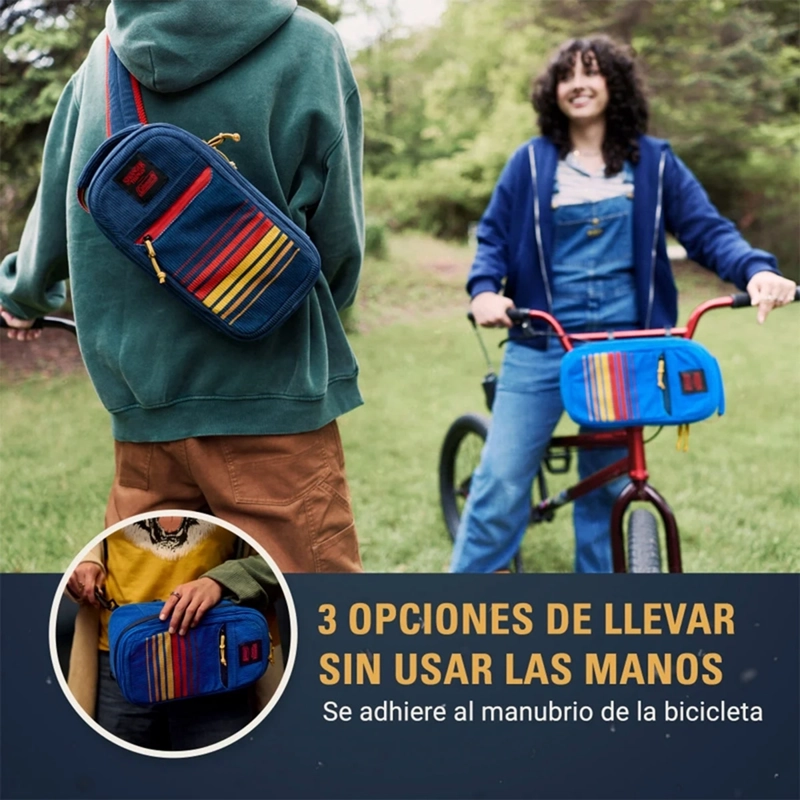 SOFT COOLER COLEMAN STRANGER THINGS 6 LATAS AZUL MARINO - 5