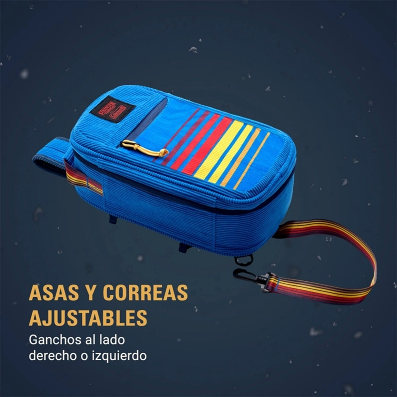 SOFT COOLER COLEMAN STRANGER THINGS 6 LATAS AZUL MARINO - 6