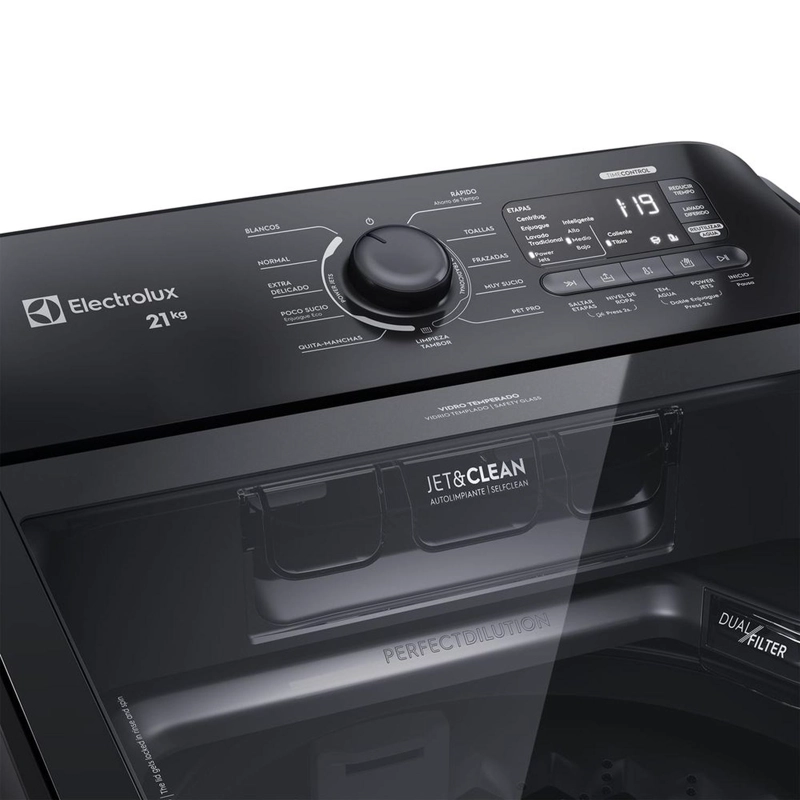 LAVADORA AUTOMATICA ELECTROLUX 21KG CARGA SUPERIOR EXPERT LEB21 - 4