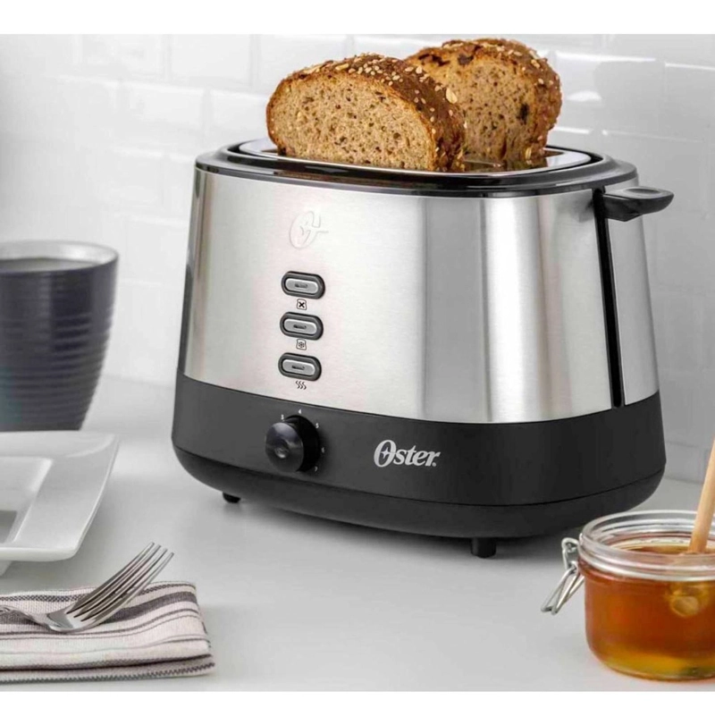 TOSTADOR OSTER 2 REBANADAS EN ACERO INOXIDABLE TSSTTR500 - 2