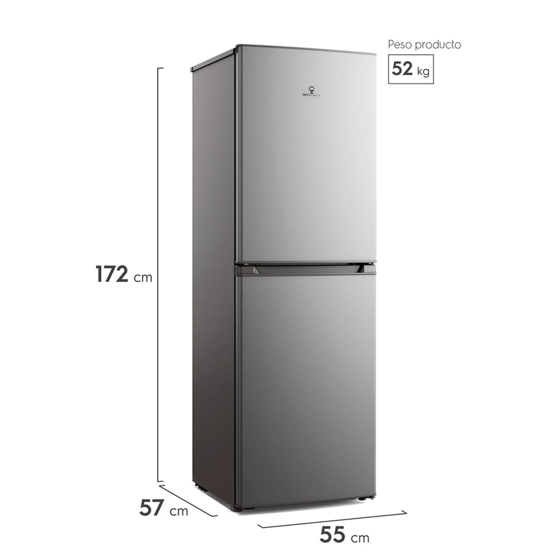 REFRIGERADOR BOTTOM FREEZER MADEMSA MED250 248 LT FRIO DIRECTO - 5