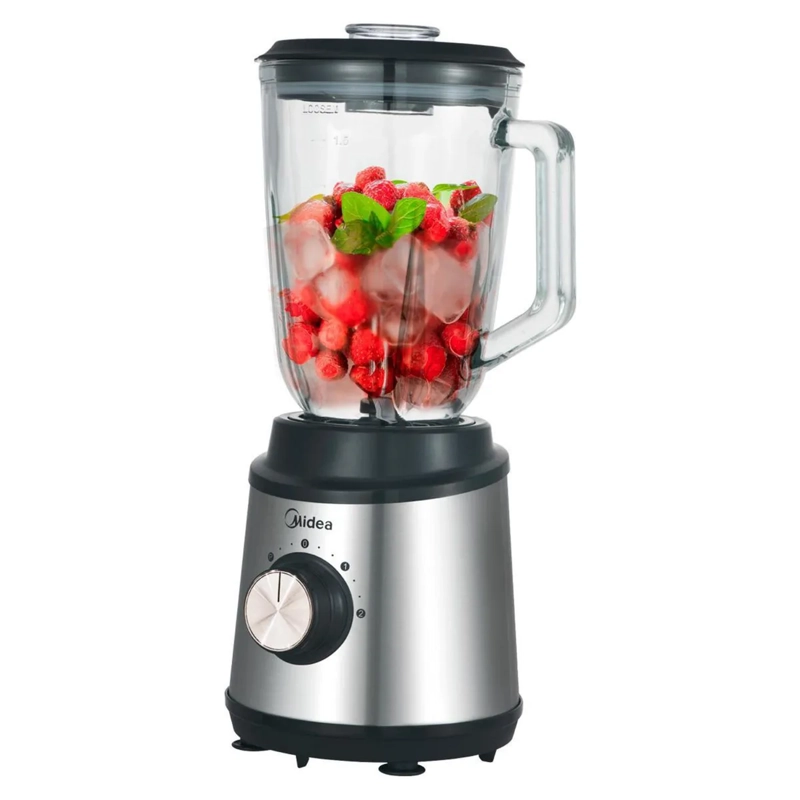 LICUADORA MIDEA 1.5 LITROS INOX MJ-BL6006W - 6