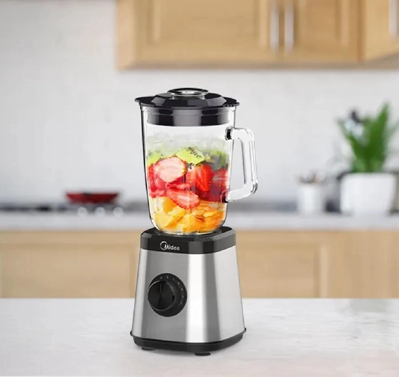 LICUADORA MIDEA 6 CUCHILLAS 1.5 LITROS INOX MJ-BL7000SS - 4
