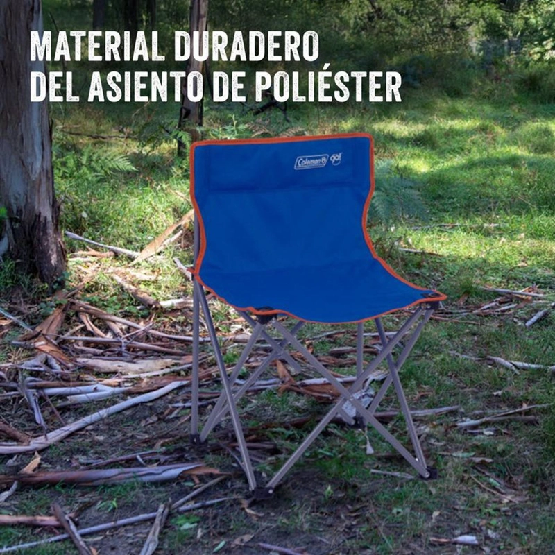 SILLA PLEGABLE COLEMAN AZUL QUAD GO COMPACTA - 5
