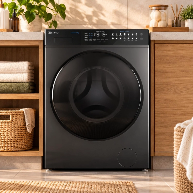 LAVADORA AUTOMATICA ELECTROLUX 14KG CARGA FRONTAL INVERTER EFLWM12O ONIX - 8