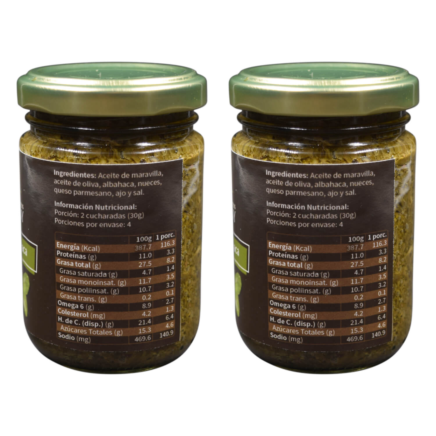 PACK DUO GOURMET PESTOS ALBAHACA - 3