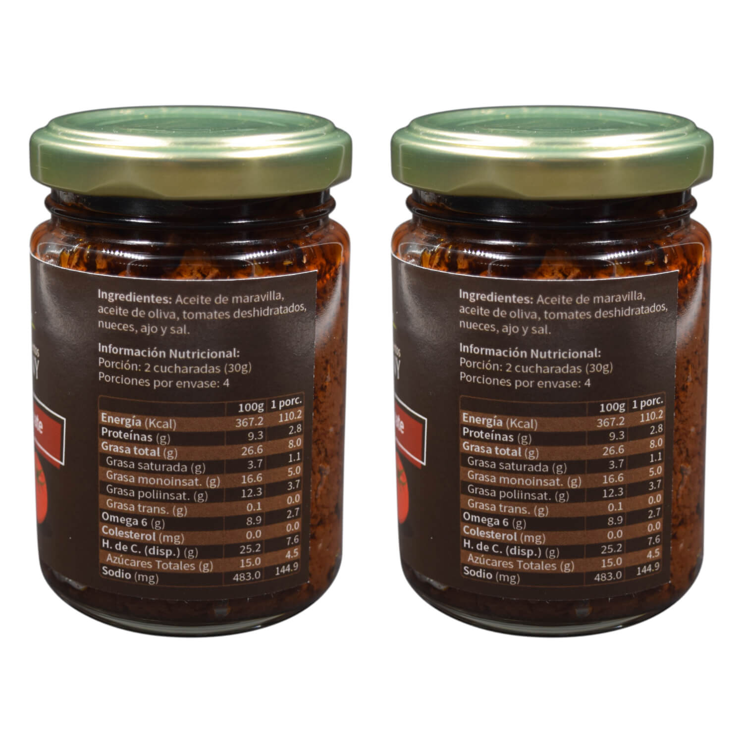 PACK DUO GOURMET PESTOS TOMATE DESHIDRATADO - 2