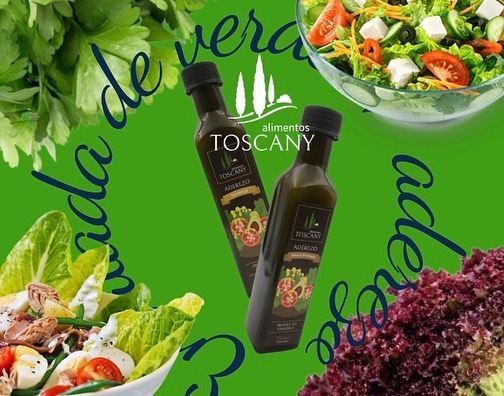 Pack Dúo Aderezos Toscany para ensaladas - Maracuyá + Albahaca - 2