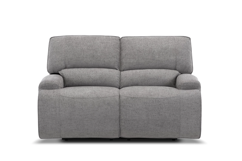 SOFÁ ROSEN JAGGER 2 CUERPOS GRIS RECLINABLE ELÉCTRICO - 3