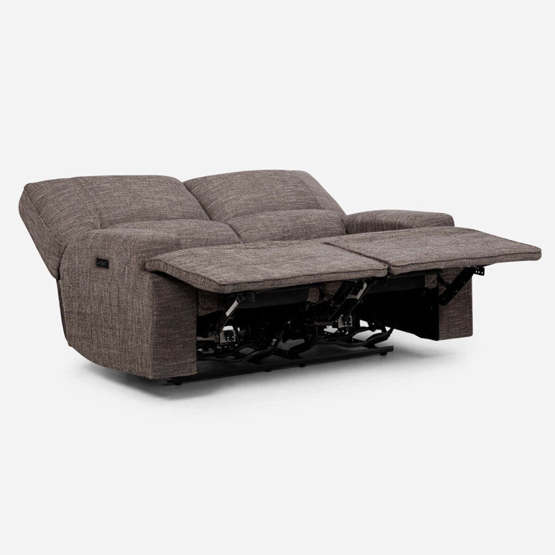 SOFÁ ROSEN JAGGER 2 CUERPOS TAUPE RECLINABLE ELÉCTRICO - 3