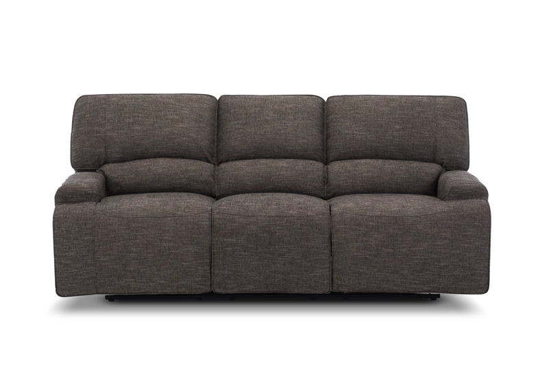 SOFÁ RECLINABLE ROSEN JAGGER 3 CUERPOS TAUPE ELÉCTRICO - 3