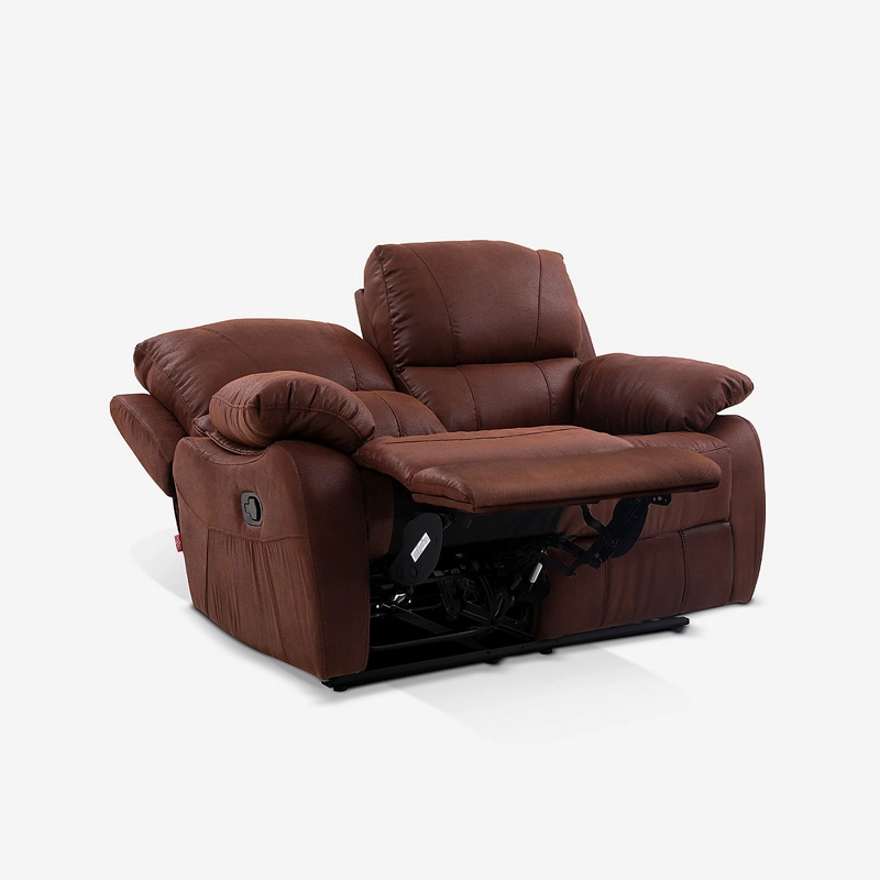 SOFÁ ROSEN ORSON 2 CUERPOS BRANDY RECLINABLE MANUAL - 1