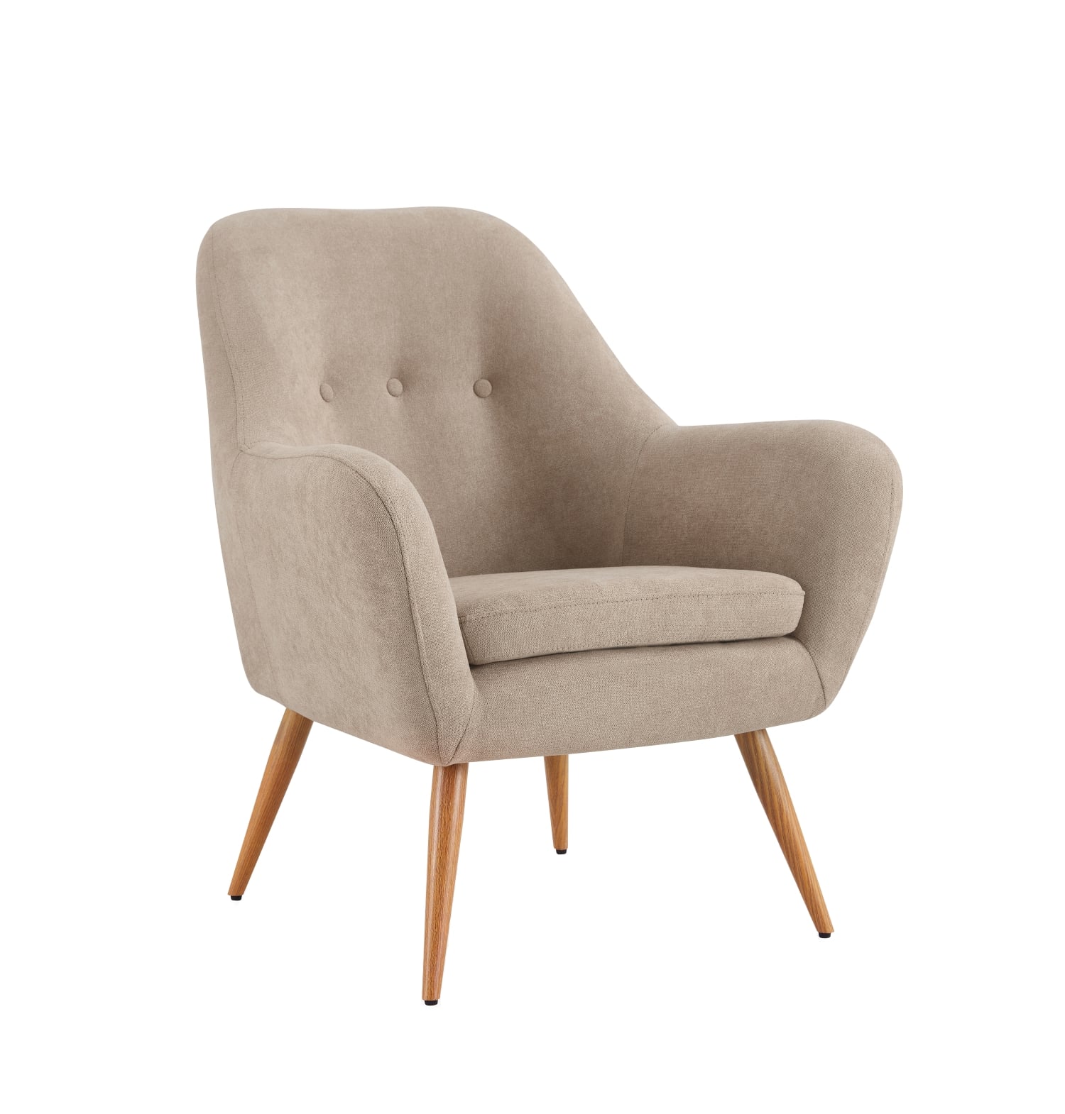 POLTRONA ROSEN BARTOLO 1 CUERPO TAUPE - 1