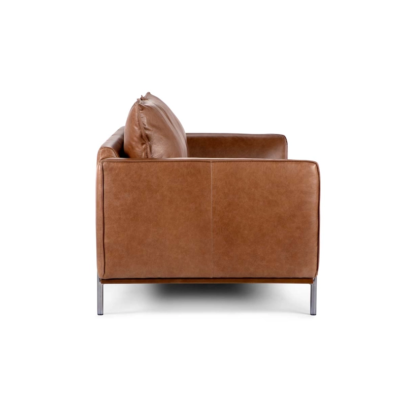 SOFÁ ROSEN WESTWOOD 3 CUERPOS CUERO CAMEL - 7