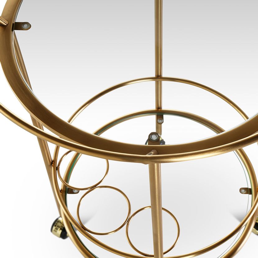 CARRO BAR ROSEN RAVAL BRONCE METAL - 6