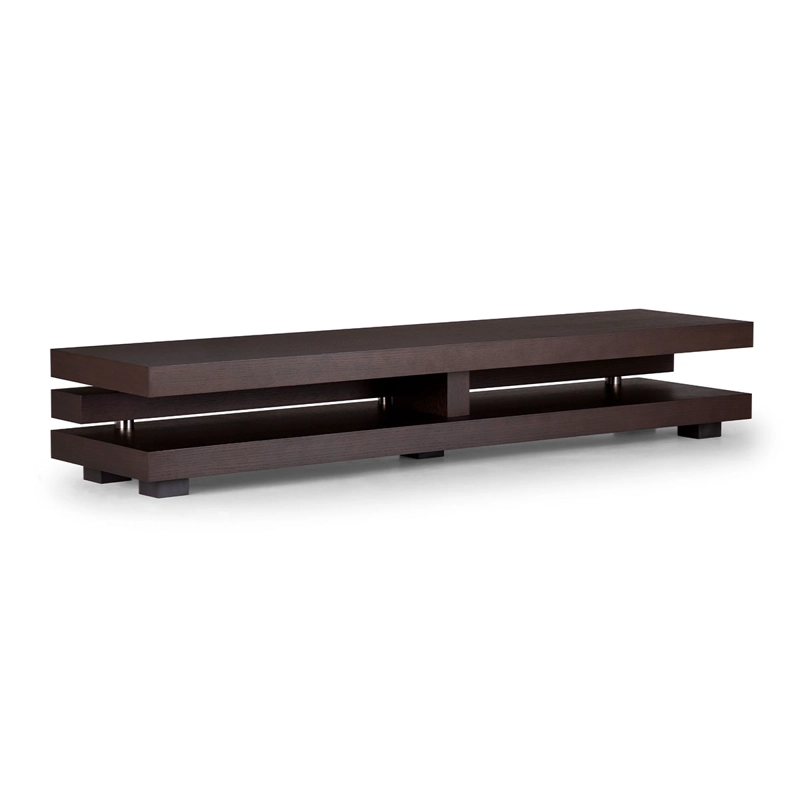 MESA ROSEN TV BUNDESRING 200 X 50 CM MARRÓN - 1
