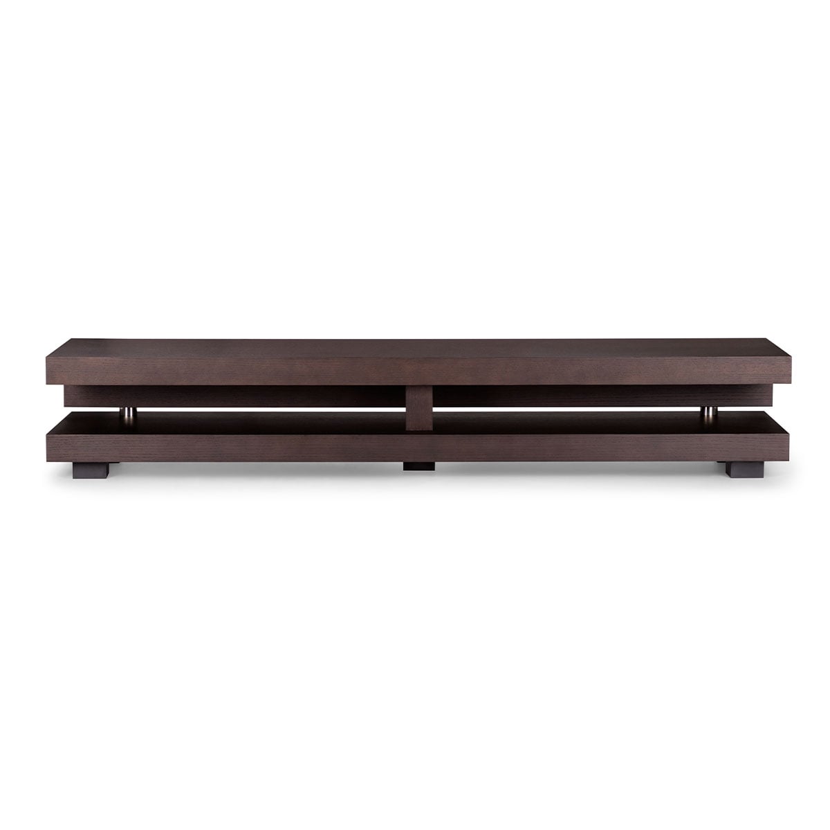 MESA ROSEN TV BUNDESRING 200 X 50 CM MARRÓN - 2