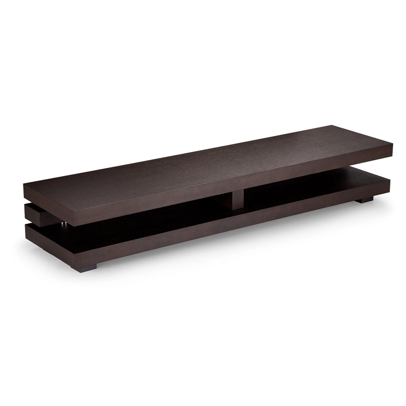 MESA ROSEN TV BUNDESRING 200 X 50 CM MARRÓN - 4