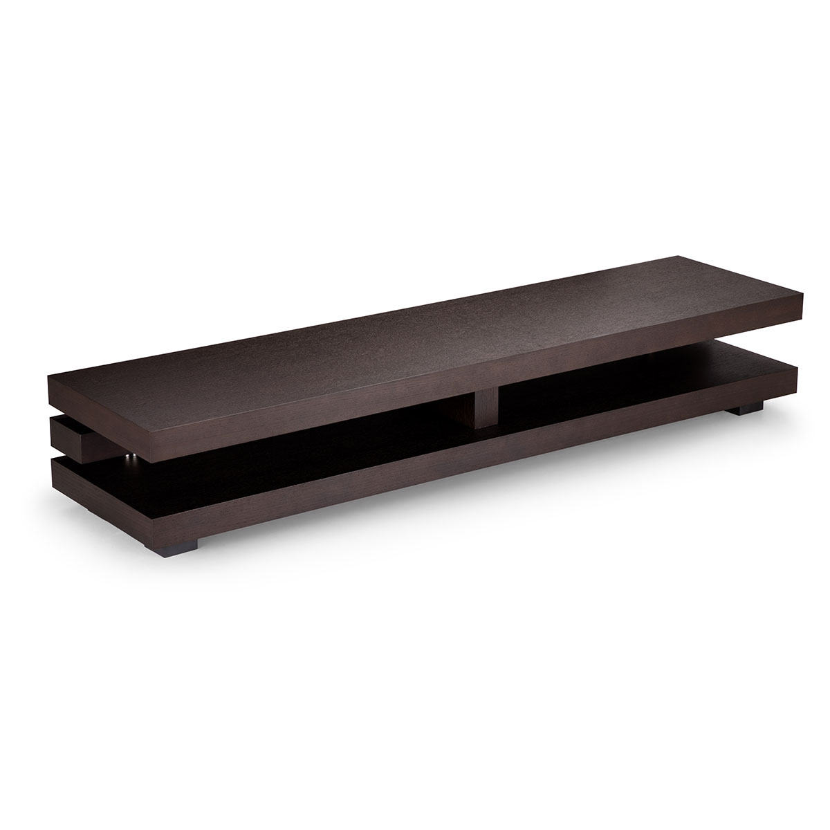 MESA ROSEN TV BUNDESRING 200 X 50 CM MARRÓN - 4