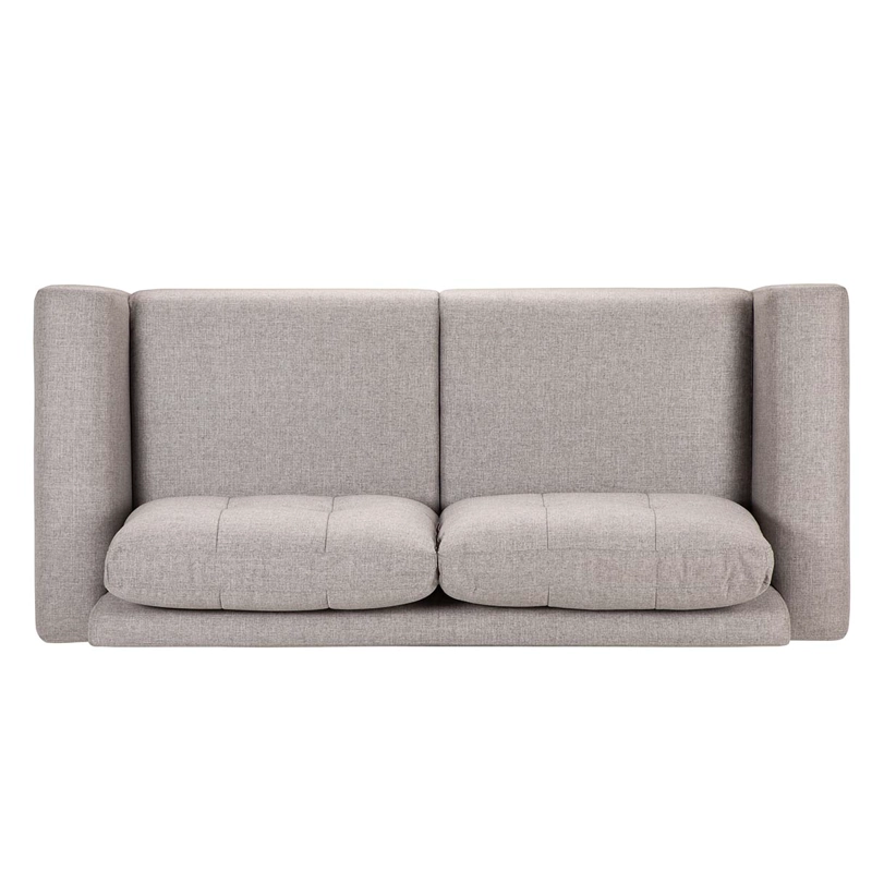 SOFA ROSEN BIADA 3 CUERPOS TELA GRIS PERLA - 5