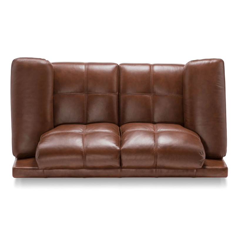 SOFÁ ROSEN 5037 2 CUERPOS CUERO CARAMELO - 6